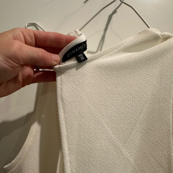 Dynamite formal tank top. Small. Really cute with pencil skirts or jeans - Picture 3 of 4